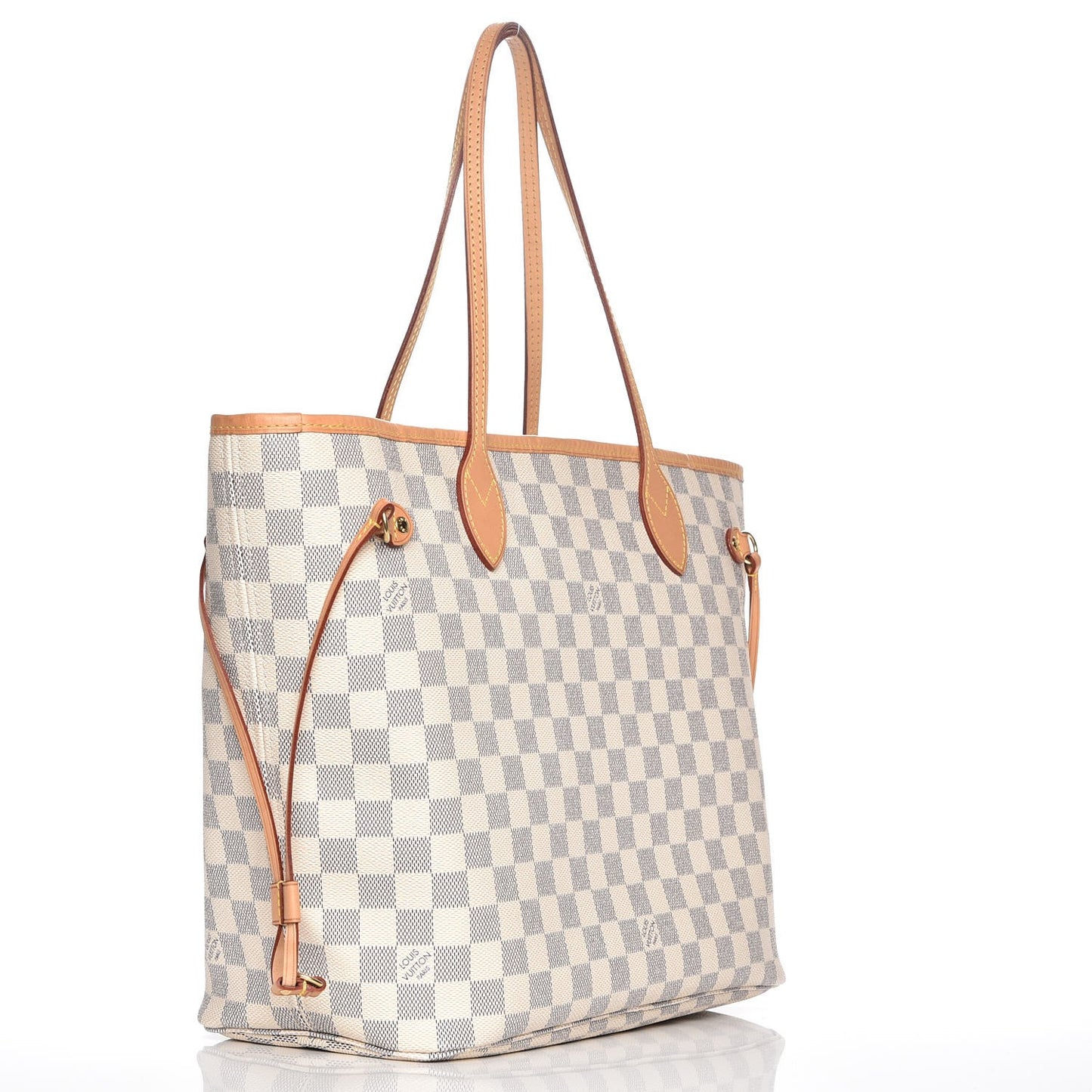Damier Azur Neo Neverfull MM Rose Ballerine