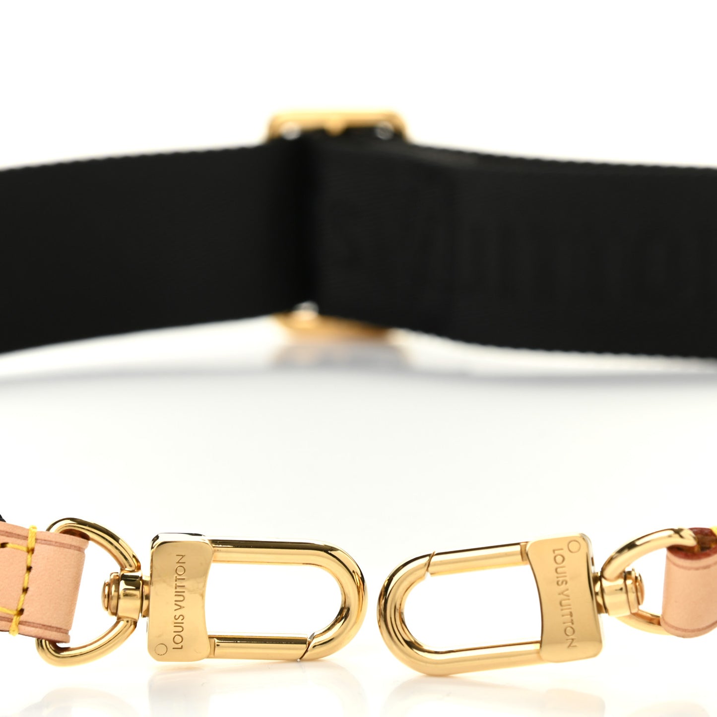 Monogram Multi Pochette Accessories Bandouliere Shoulder Strap Black