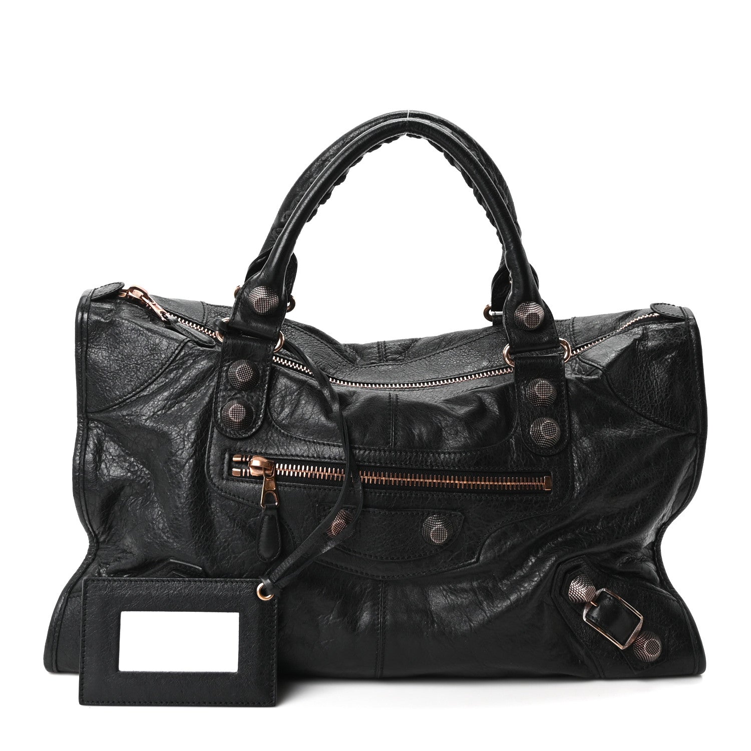 Balenciaga Agneau Giant 21 Rose Gold Hardware Work Black 3 of 11