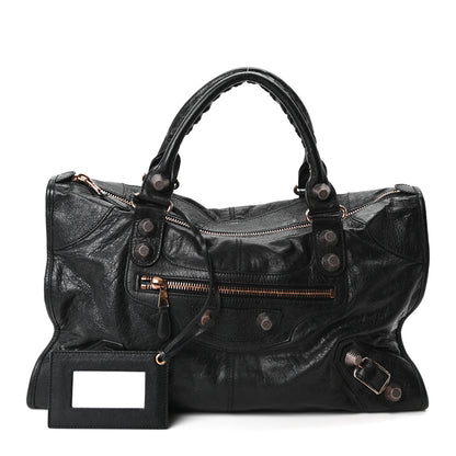 Balenciaga Agneau Giant 21 Rose Gold Hardware Work Black 3 of 11