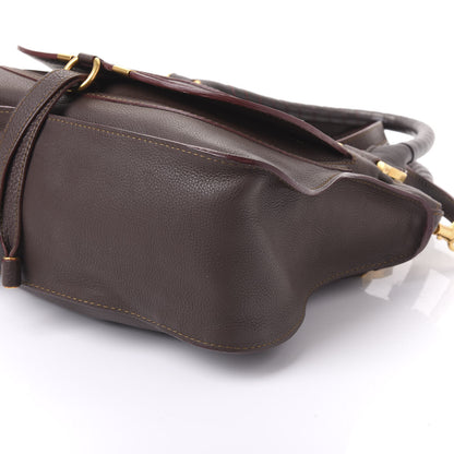Chloe Calfskin Medium Marcie Satchel Truffle 6 of 8