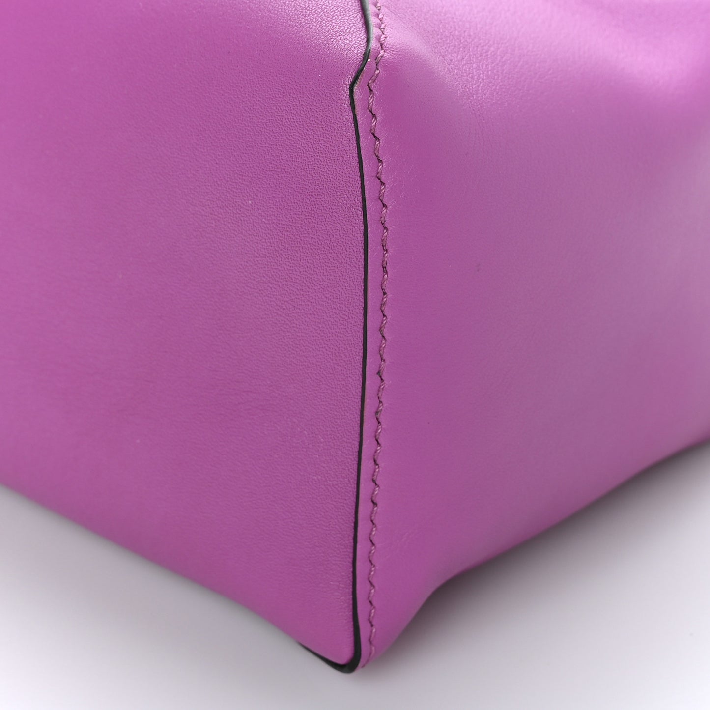Calfskin Puzzle Hobo Bright Purple