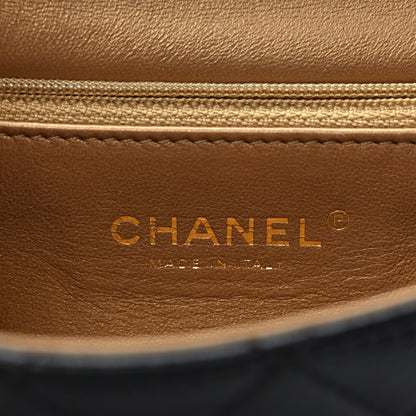 Chanel Goatskin Quilted Small Chic Pearls Flap Black 6 of 10