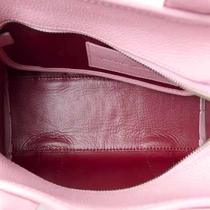 Marc Jacobs Grained Calfskin Small The Tote Bag Ribbon Pink 5 of 11