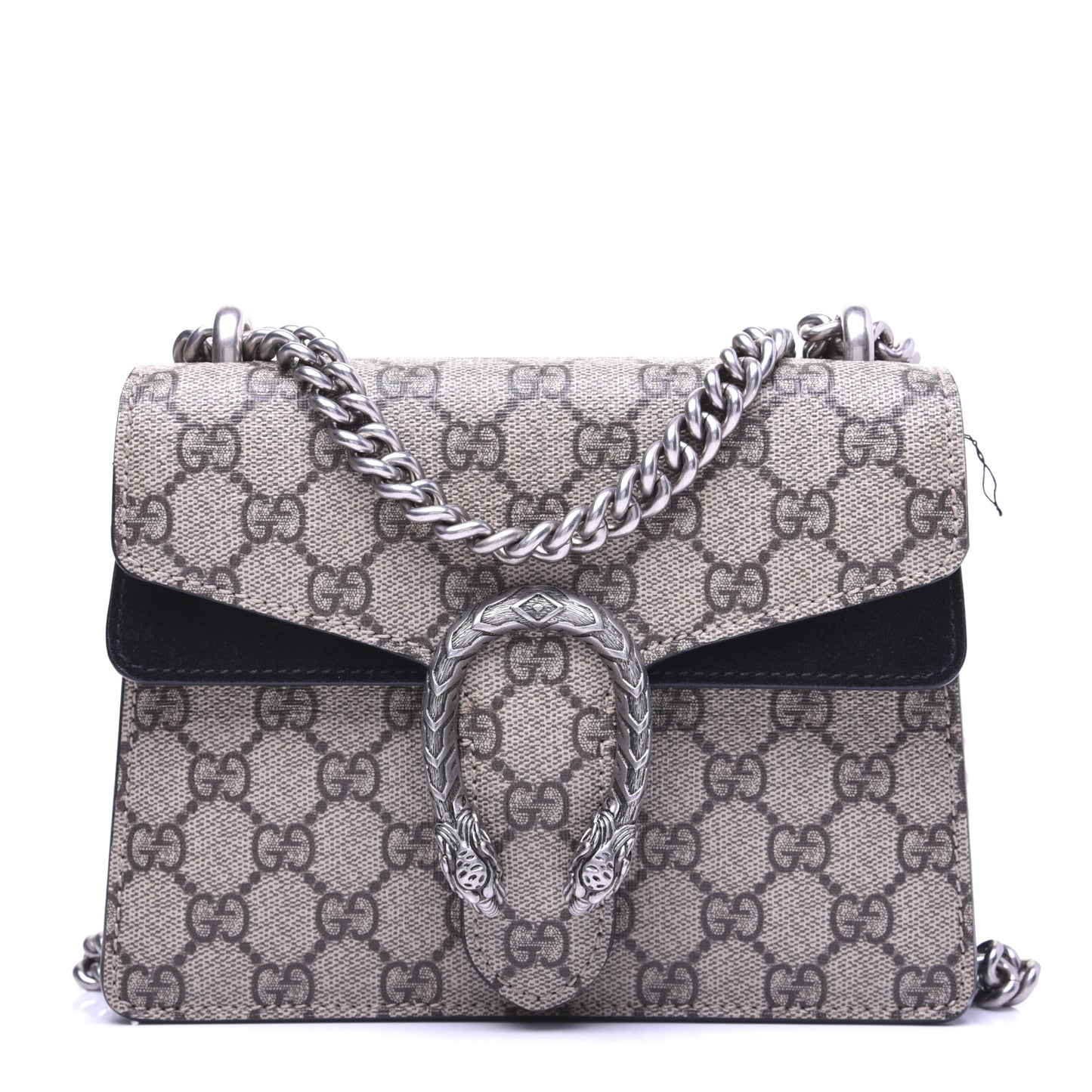 GG Supreme Monogram Mini Dionysus Shoulder Bag Black