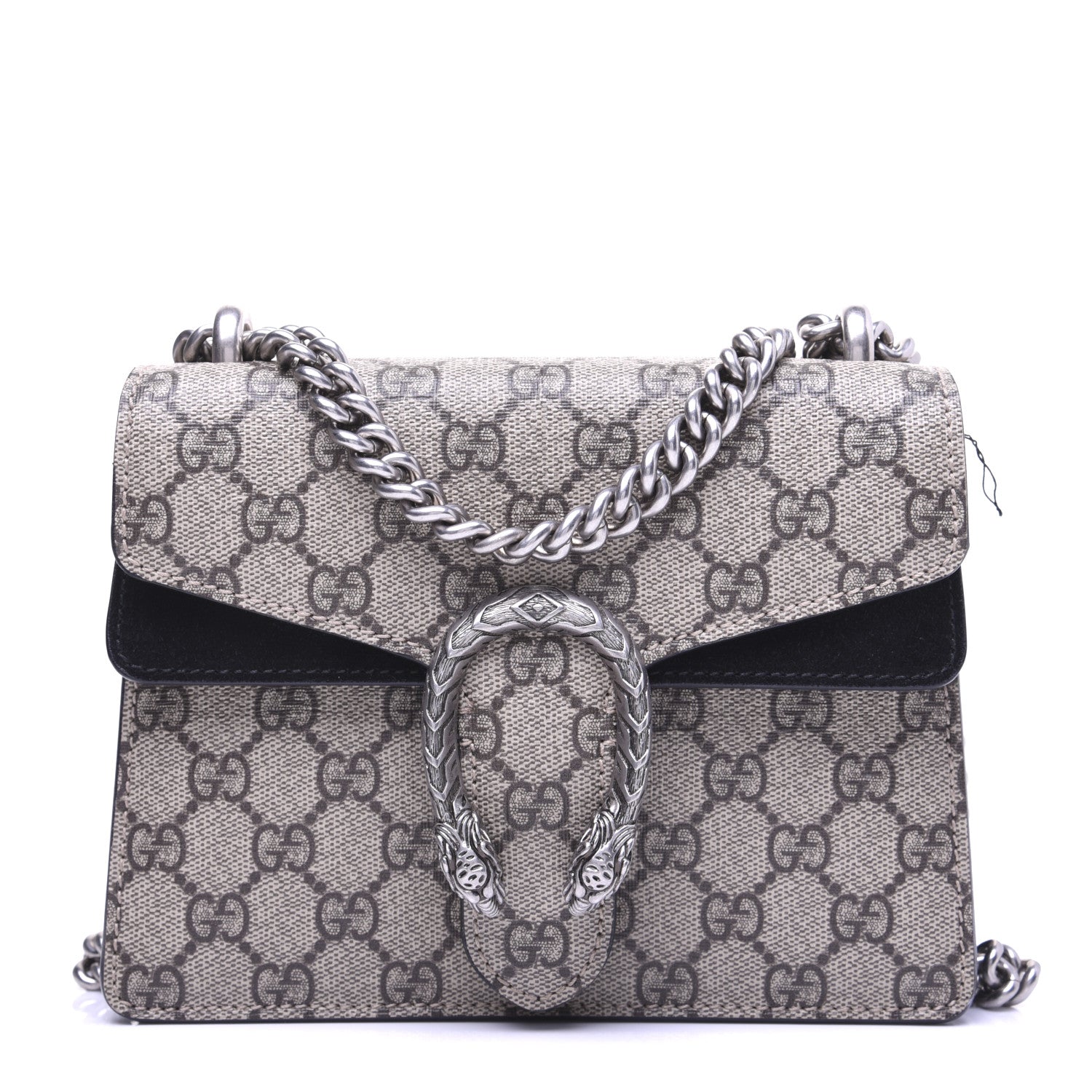 Gucci GG Supreme Monogram Mini Dionysus Shoulder Bag Black 1 of 18