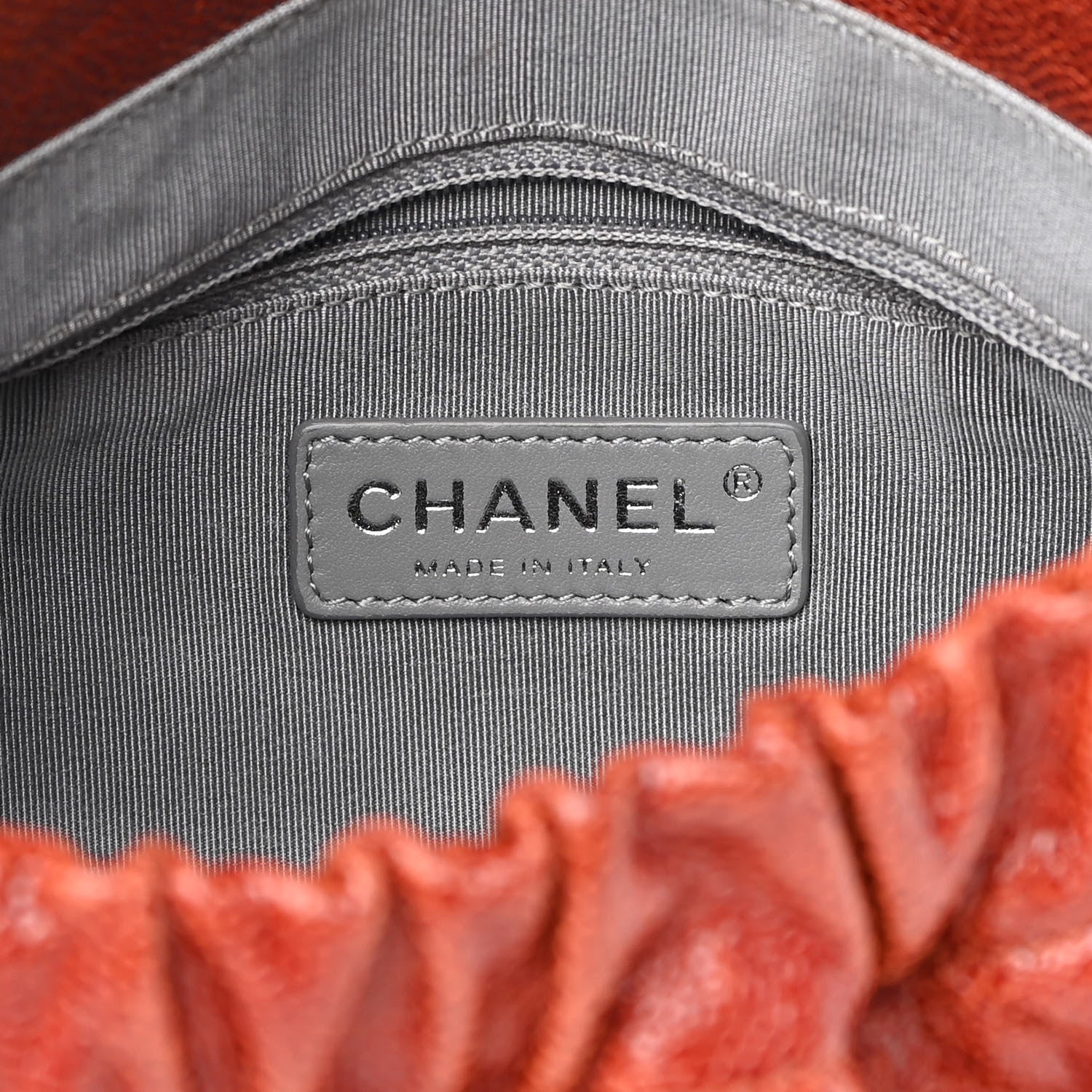 Chanel Caviar Quilted Medium Elastic Flap Bordeaux 5 of 9