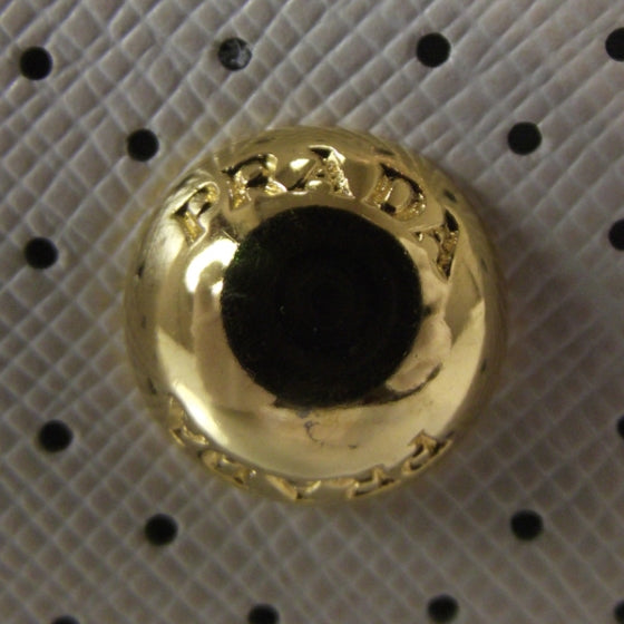 Saffiano Perforated Bauletto White