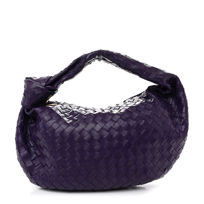Bottega Veneta Nappa Intrecciato Teen Jodie Hobo Eggplant 1 of 10