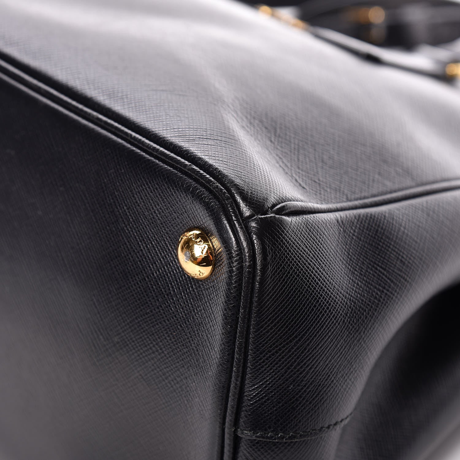 Prada Saffiano Small Galleria Double Zip Tote Black 6 of 20