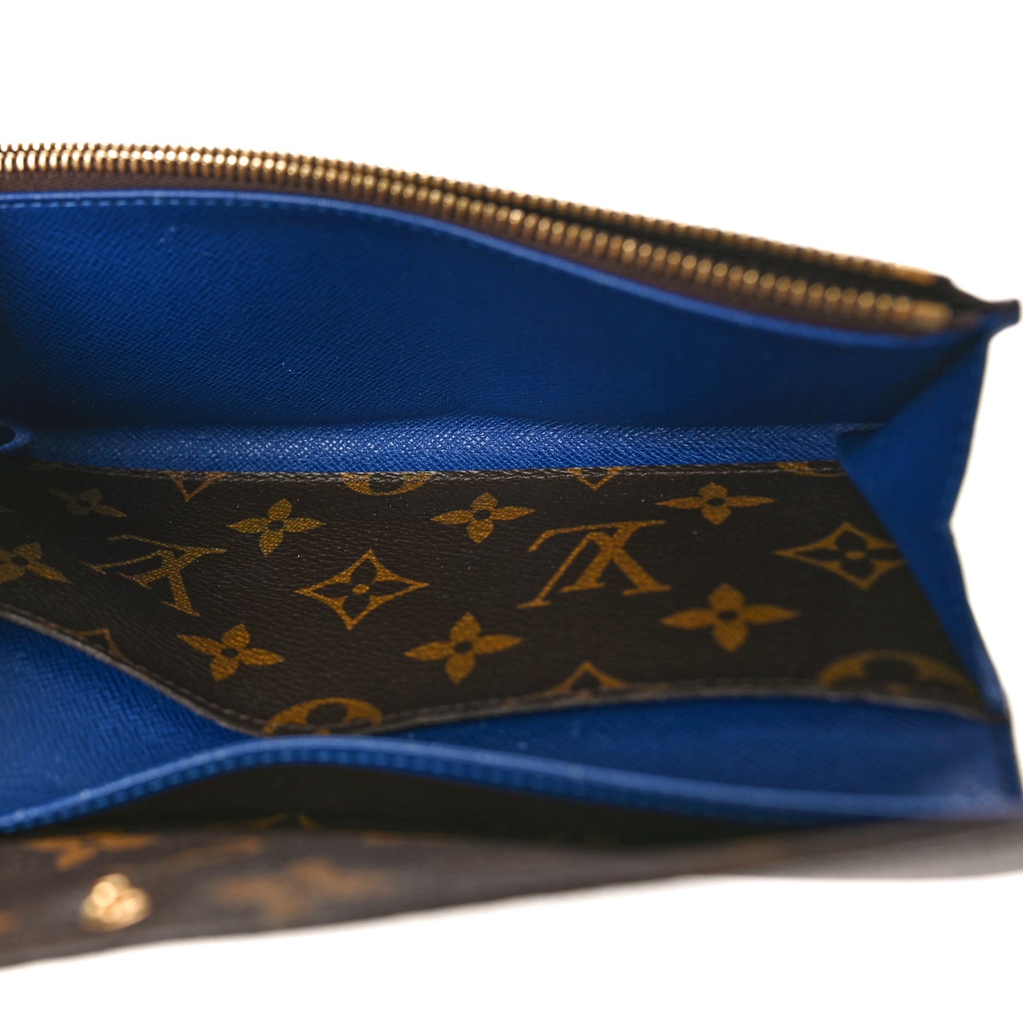 Monogram Emilie Wallet Blue