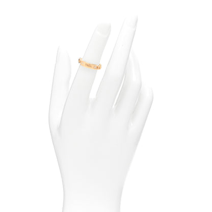 Tiffany 18K Rose Gold Diamond Micro Link Ring 47 4 2 of 5