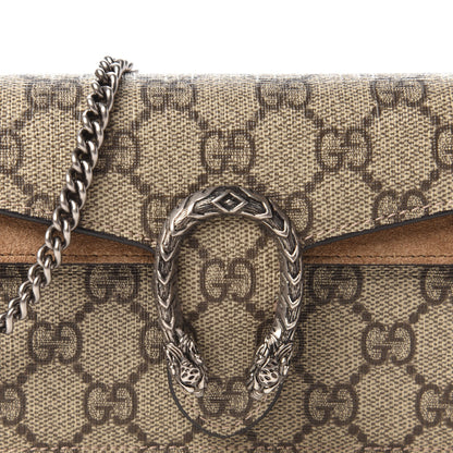 Gucci GG Supreme Monogram Super Mini Dionysus Shoulder Bag Taupe 9 of 10