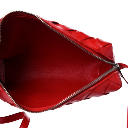 Bottega Veneta Nappa Intrecciato Mini Crossbody Bright Red 5 of 9