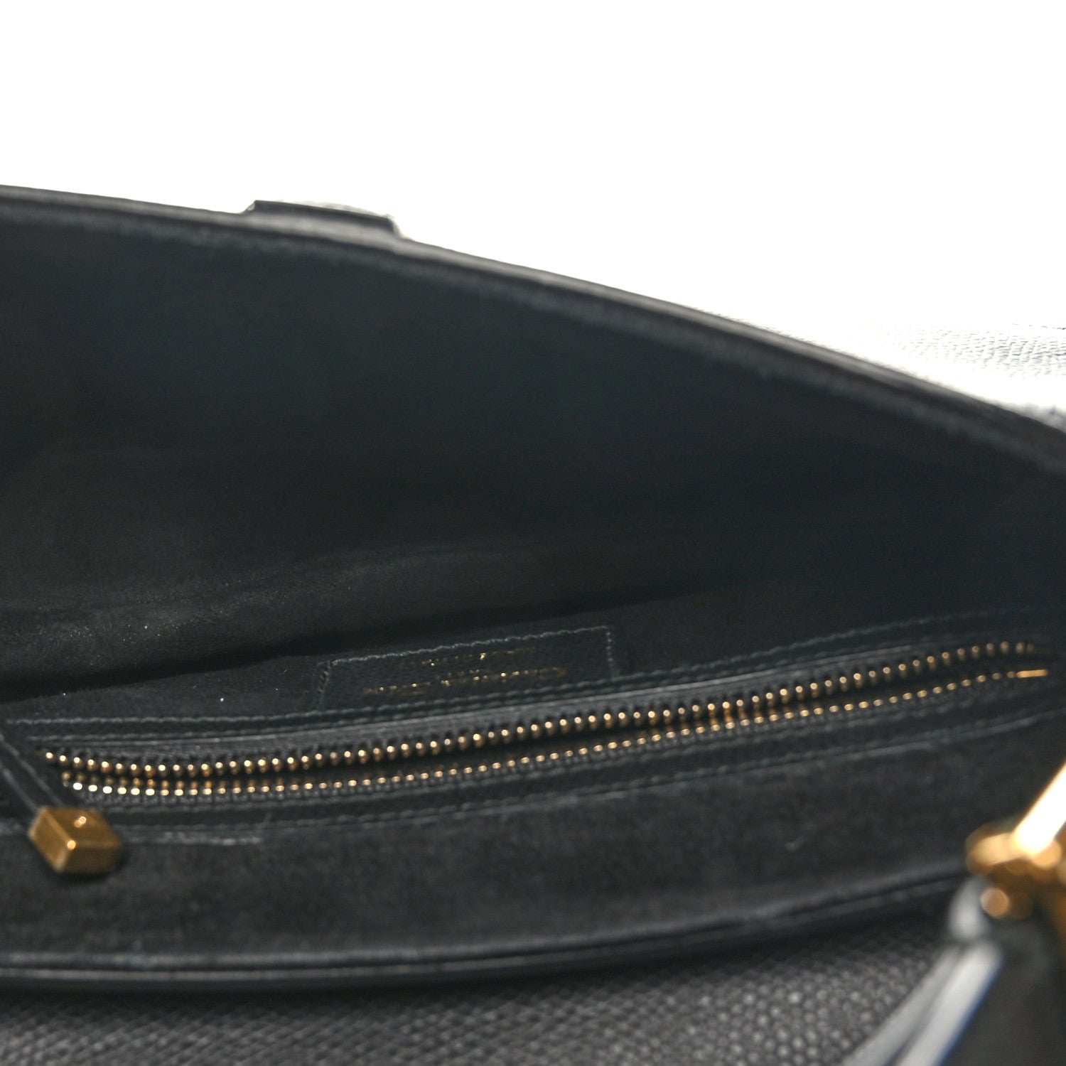 Christian Dior Grained Calfskin Saddle Bag Black 5 of 9