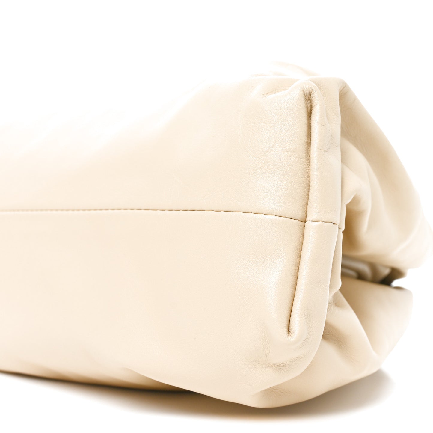 Smooth Butter Calf The Pouch Oversized Clutch Porridge