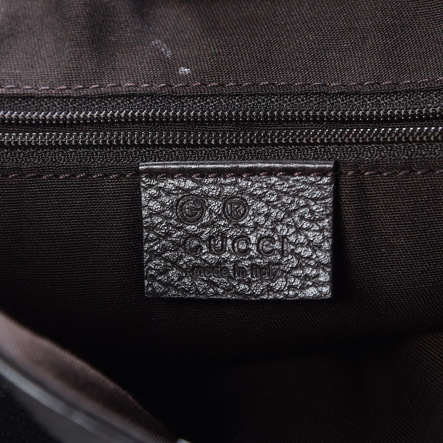 Gucci Monogram Medium Abbey Convertible Tote Dark Brown 6 of 10