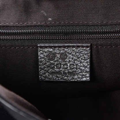 Gucci Monogram Medium Abbey Convertible Tote Dark Brown 6 of 10