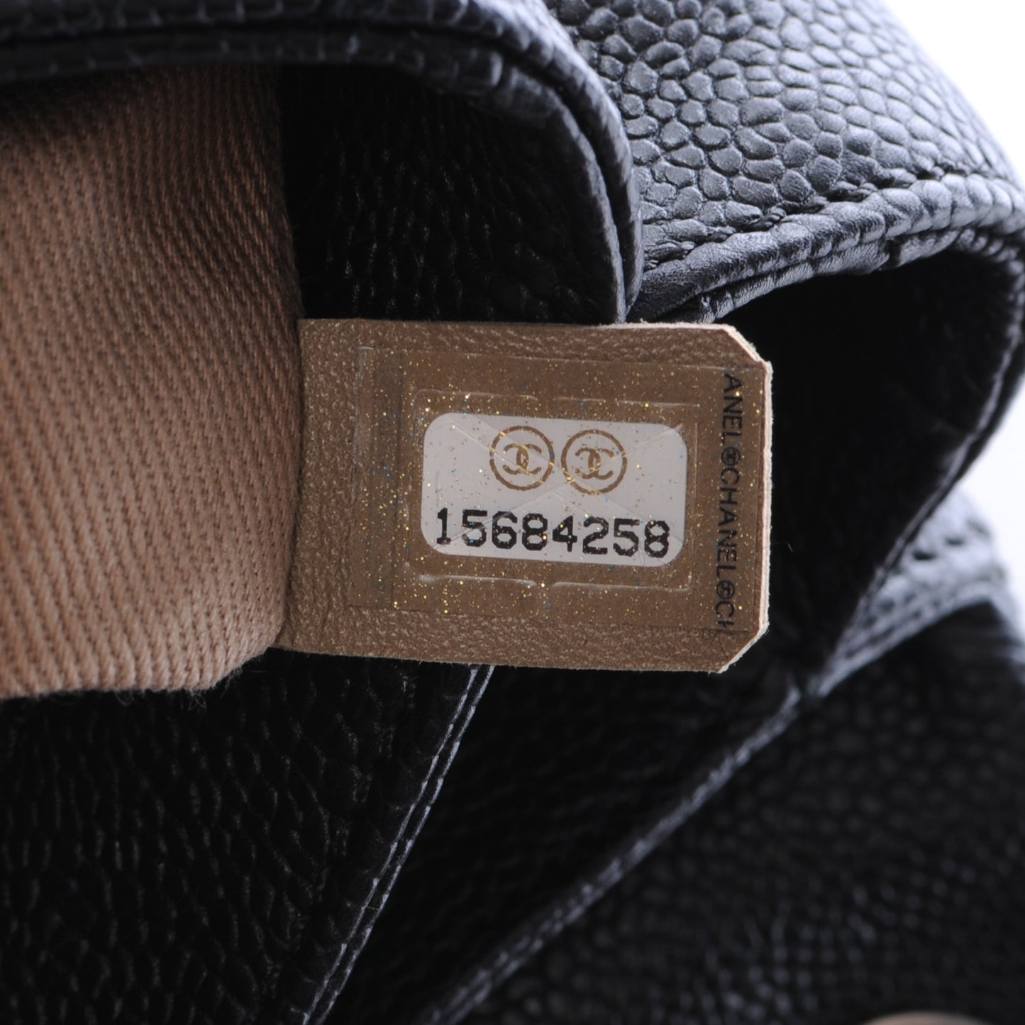 Caviar Quilted Mini Simply CC Flap Black