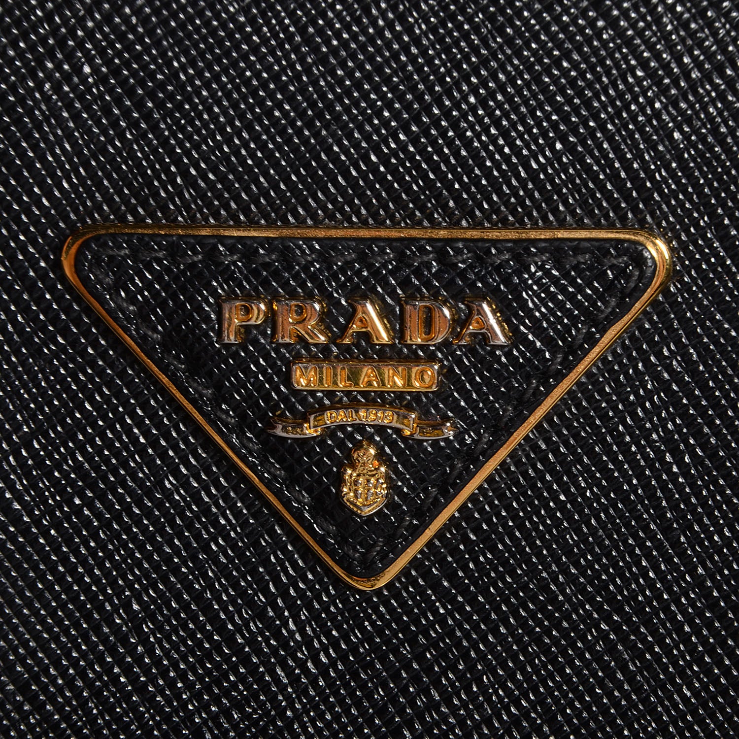 Prada Saffiano Lux Large Top Handle Open Tote Nero Black 7 of 11