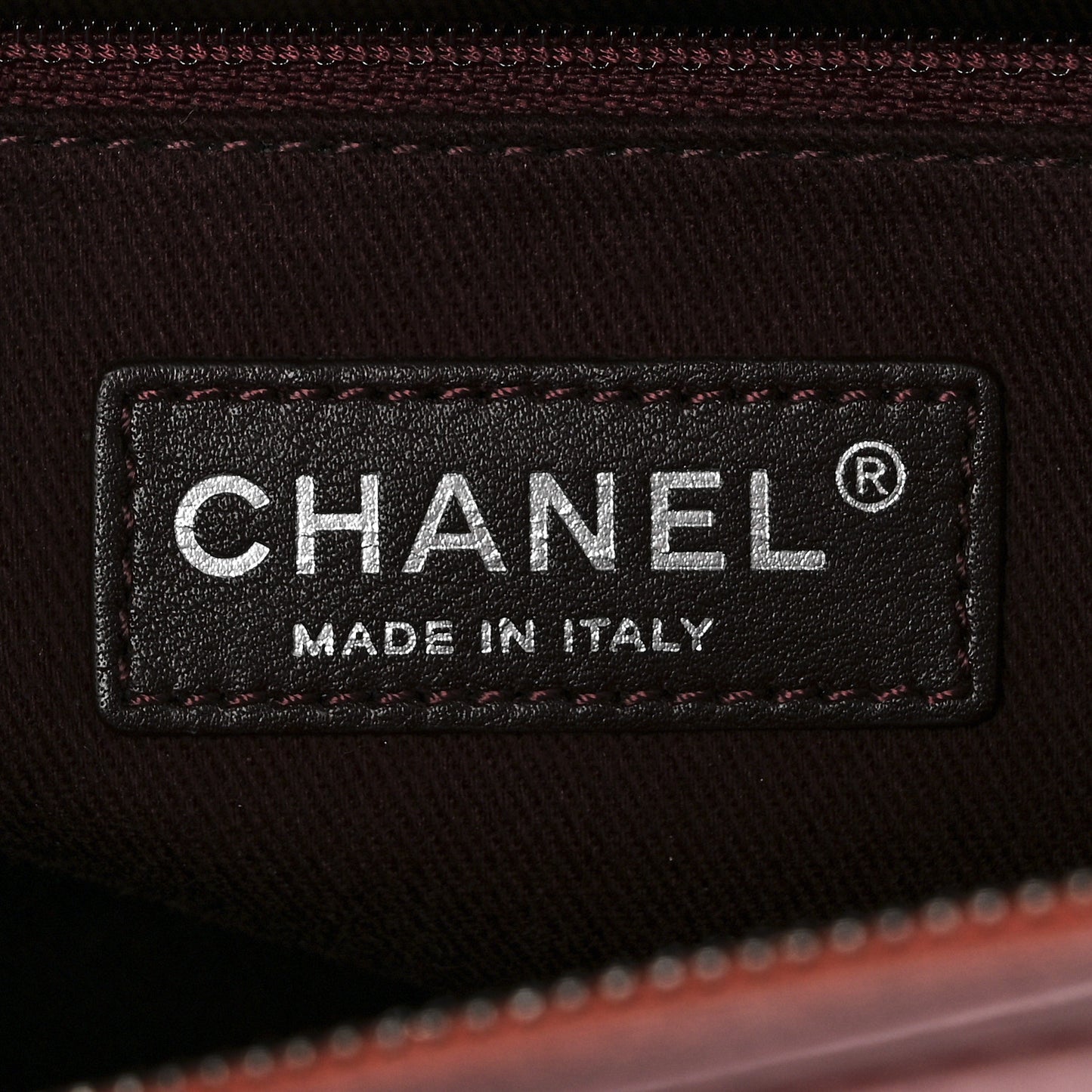 Aged Calfskin Small Bowling Bag Burgundy