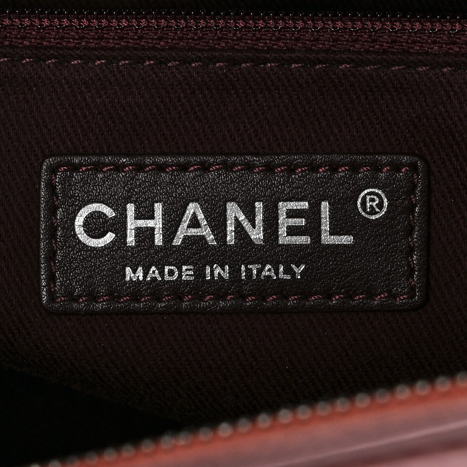 Chanel Aged Calfskin Small Bowling Bag Burgundy 6 of 11