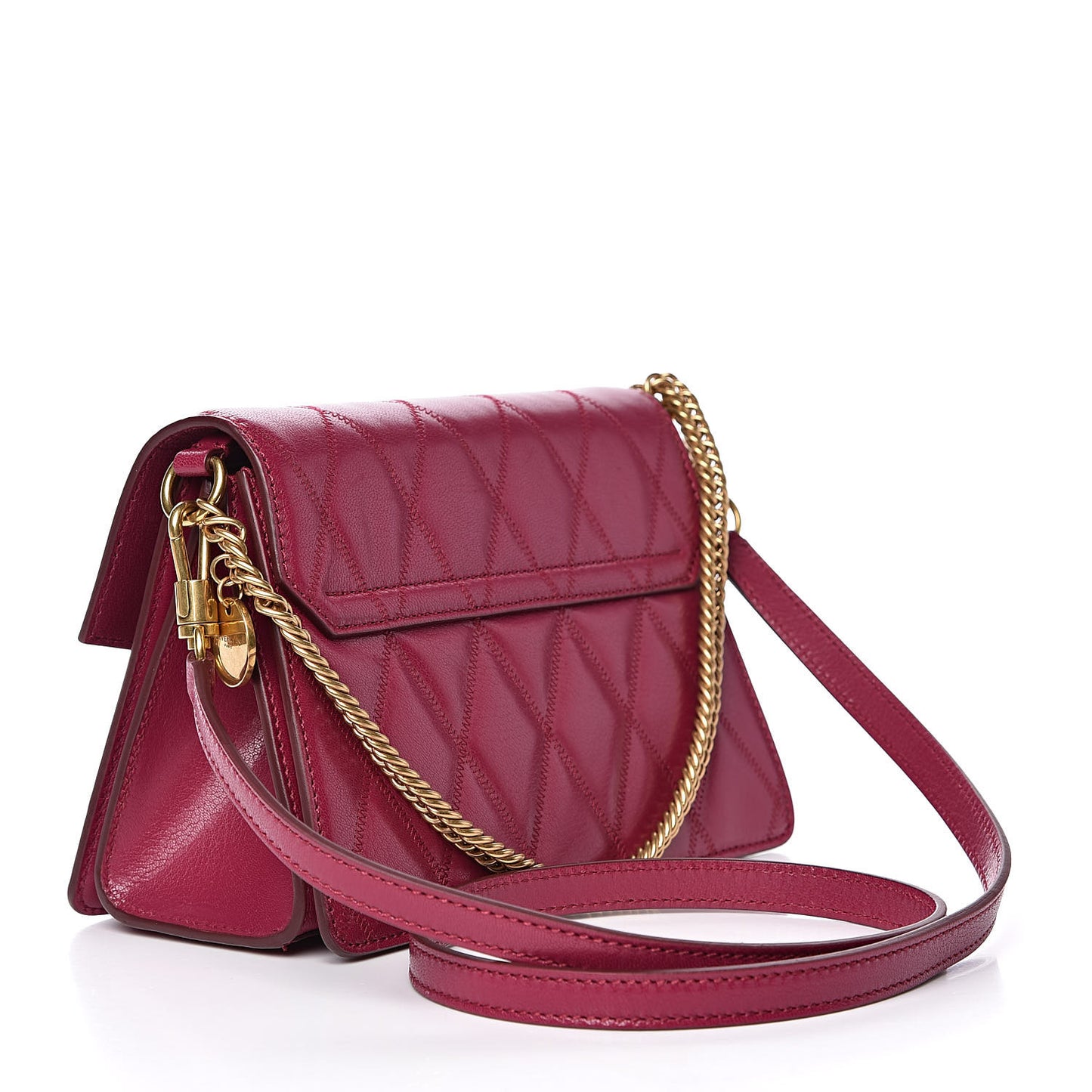 Goatskin Small GV3 Shoulder Bag Purple