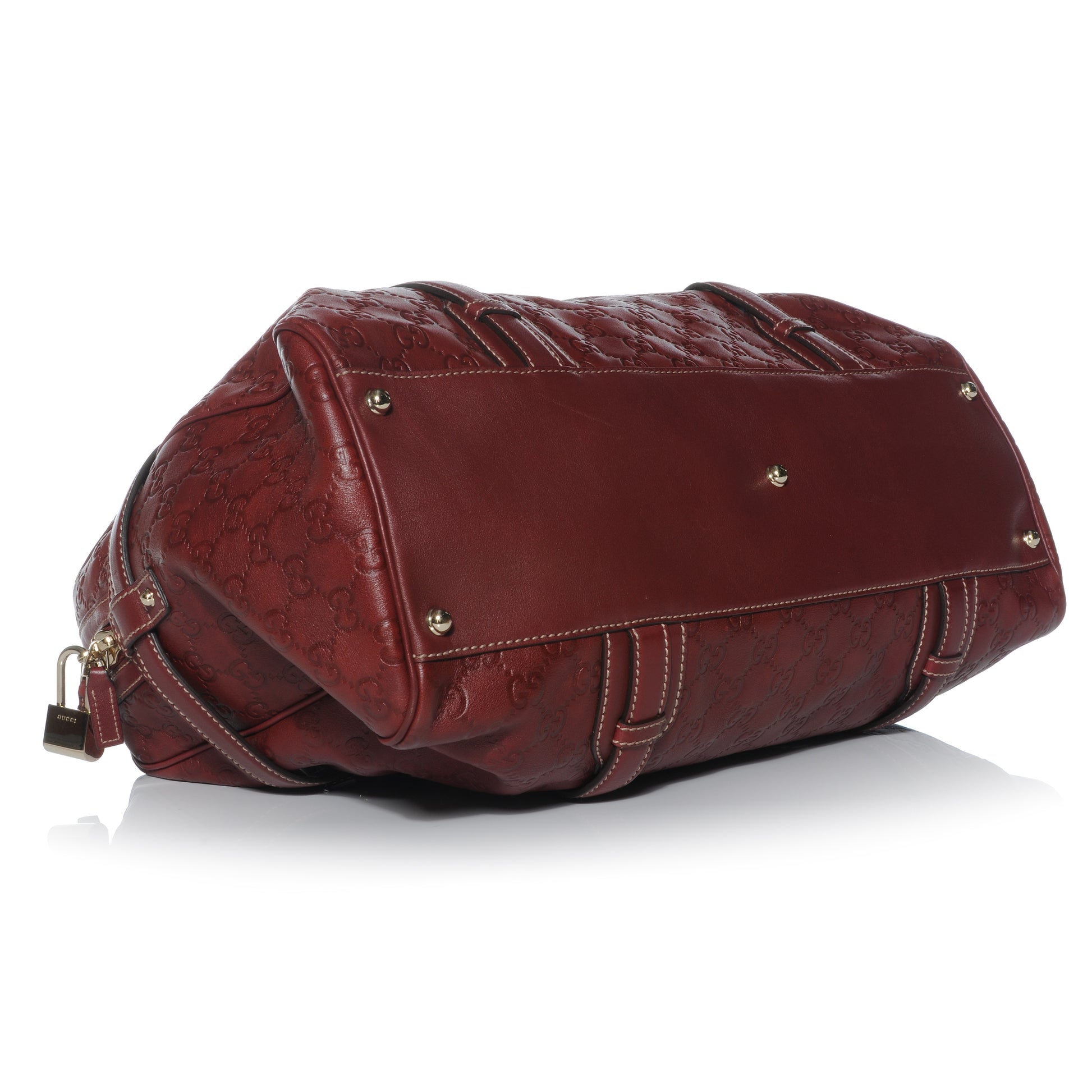 Gucci Guccissima 85th Anniversary Large Boston Rusty Red 4 of 8