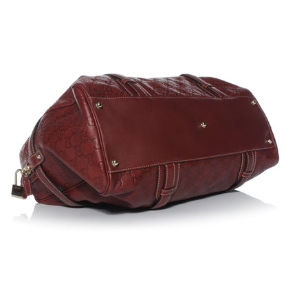 Gucci Guccissima 85th Anniversary Large Boston Rusty Red 4 of 8