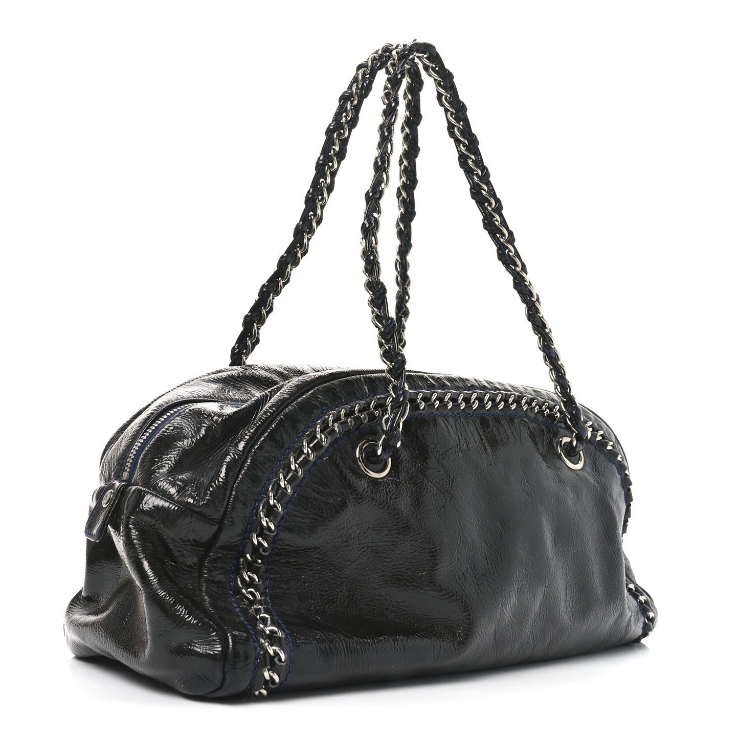 Patent Medium Luxe Ligne Bowler Black