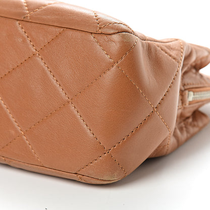 Chanel Calfskin Quilted In The Business Camera Case Camel 10 of 15