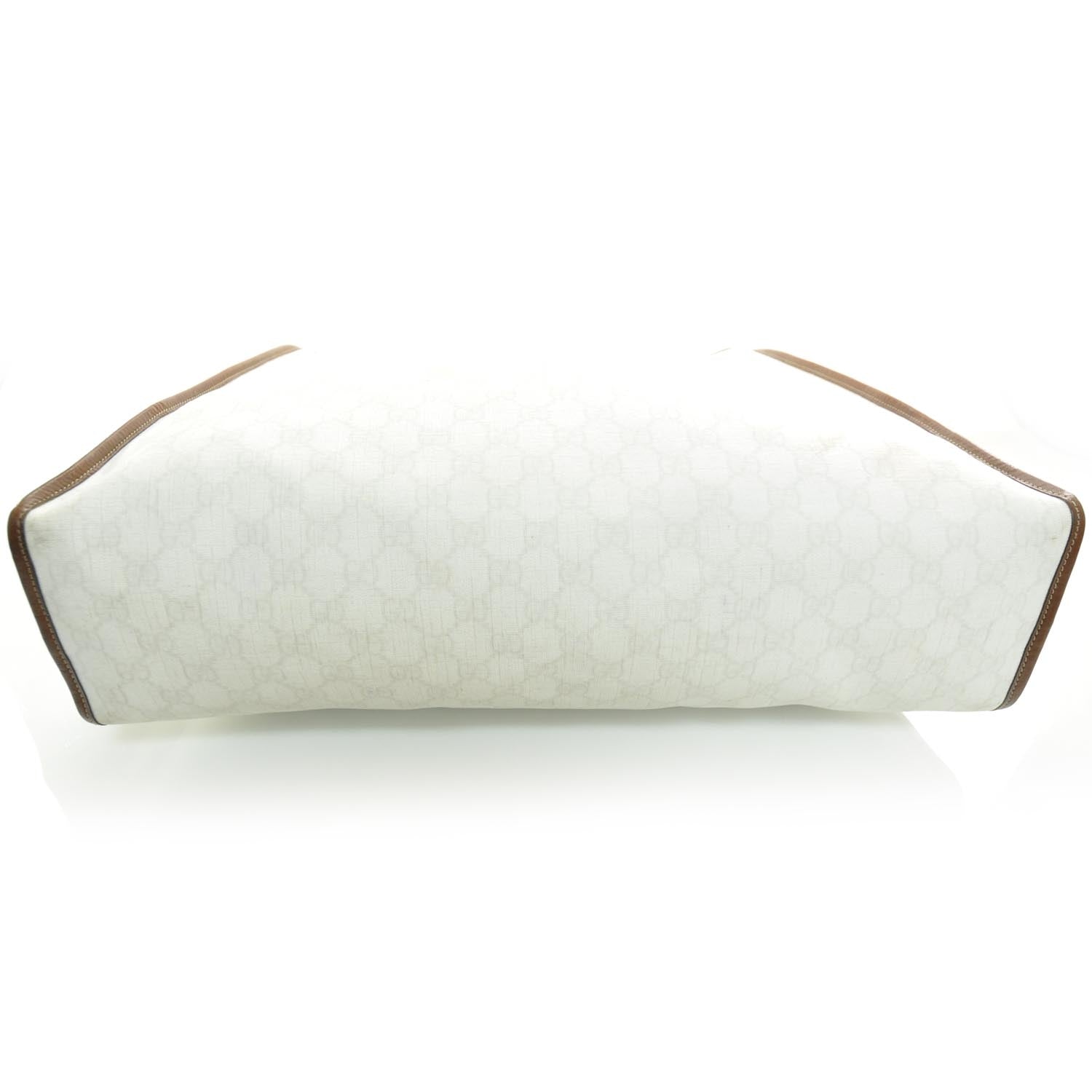 Gucci GG Plus Monogram Large Signature Web Loop Tote White 4 of 9