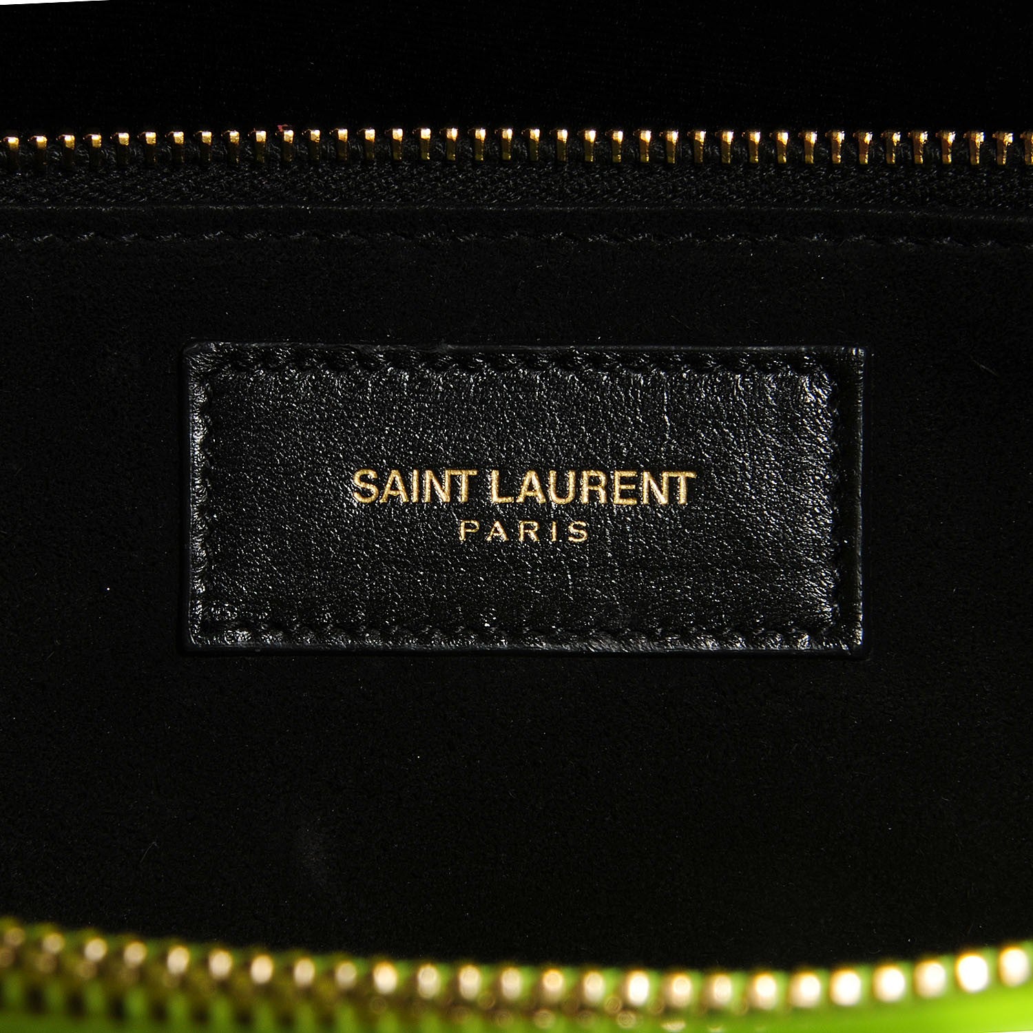 Saint Laurent Calfskin Small Sac De Jour Bag Neon Yellow 5 of 7