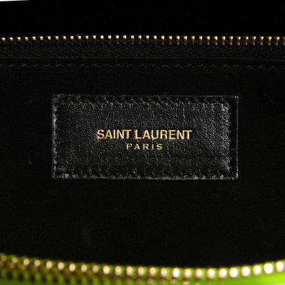 Saint Laurent Calfskin Small Sac De Jour Bag Neon Yellow 5 of 7