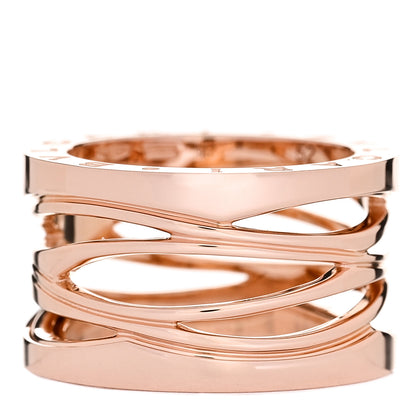 Bulgari 18K Rose Gold B.Zero1 Legend Four-Band Ring 52 6 1 of 7