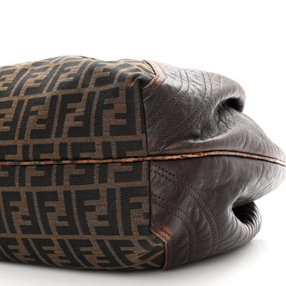 Fendi Zucca Nappa Nuvolata Vitello Tortuga Spy Tobacco Moro 11 of 17