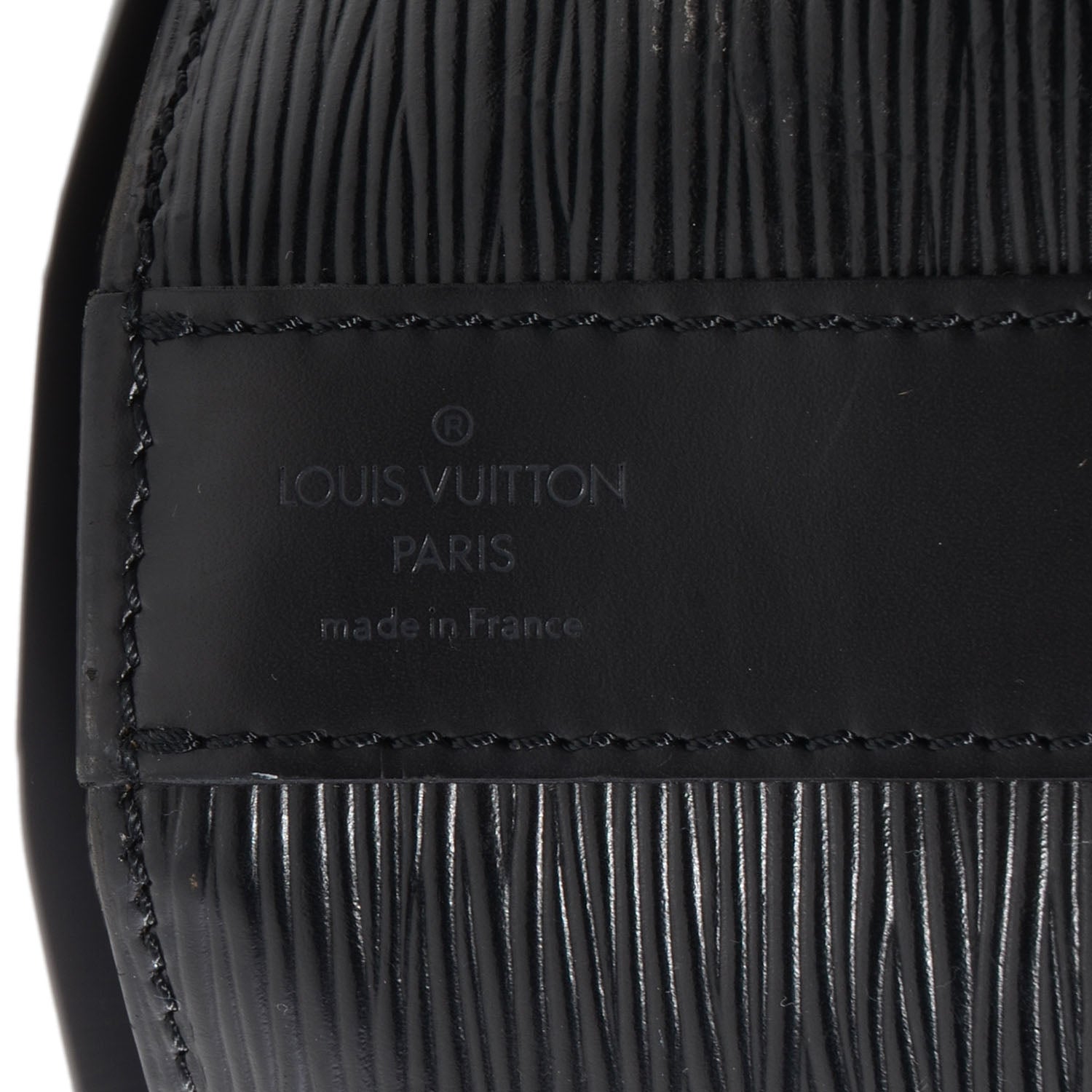 Louis Vuitton Epi Sac D'Epaule GM Black 7 of 8