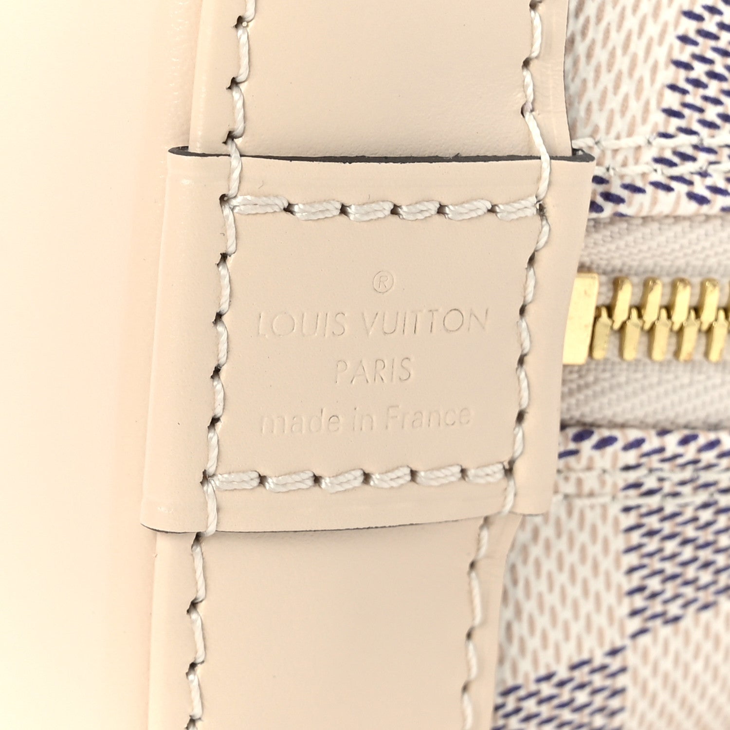 Louis Vuitton Damier Azur Braided Alma BB 5 of 7