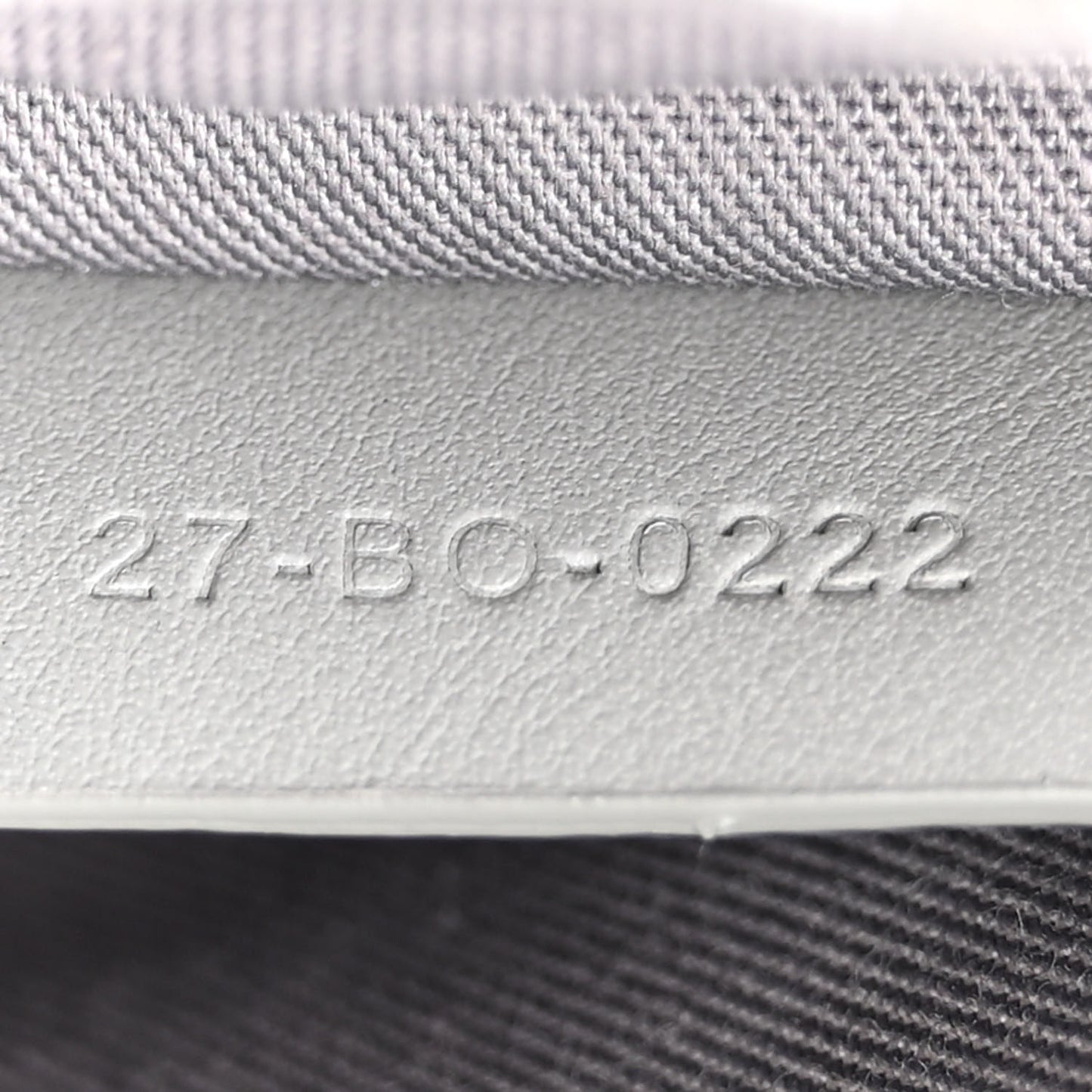 CHRISTIAN DIOR Coated Canvas CD Diamond Mens Mini Saddle Bag Grey