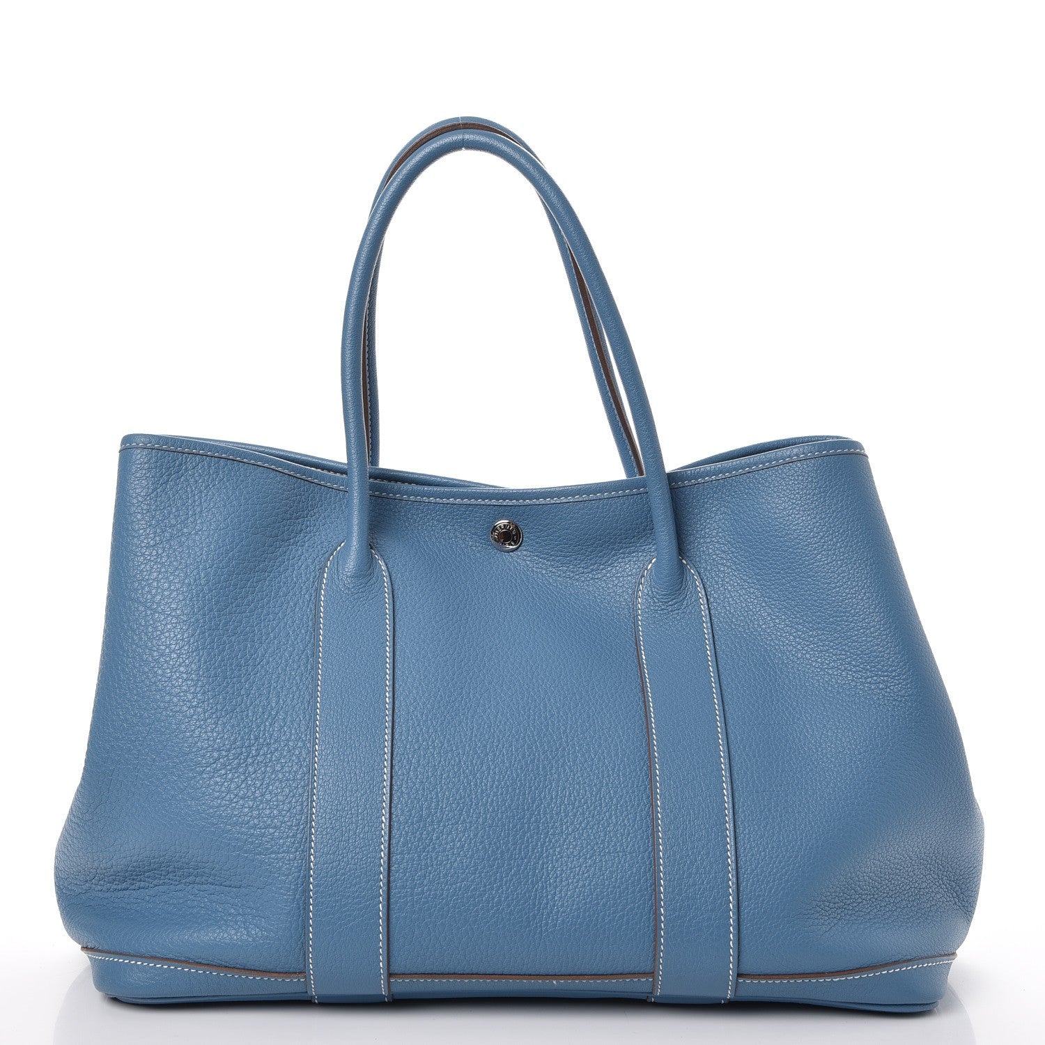 Hermes Buffle Sindhu Garden Party MM 36 Azur 1 of 9