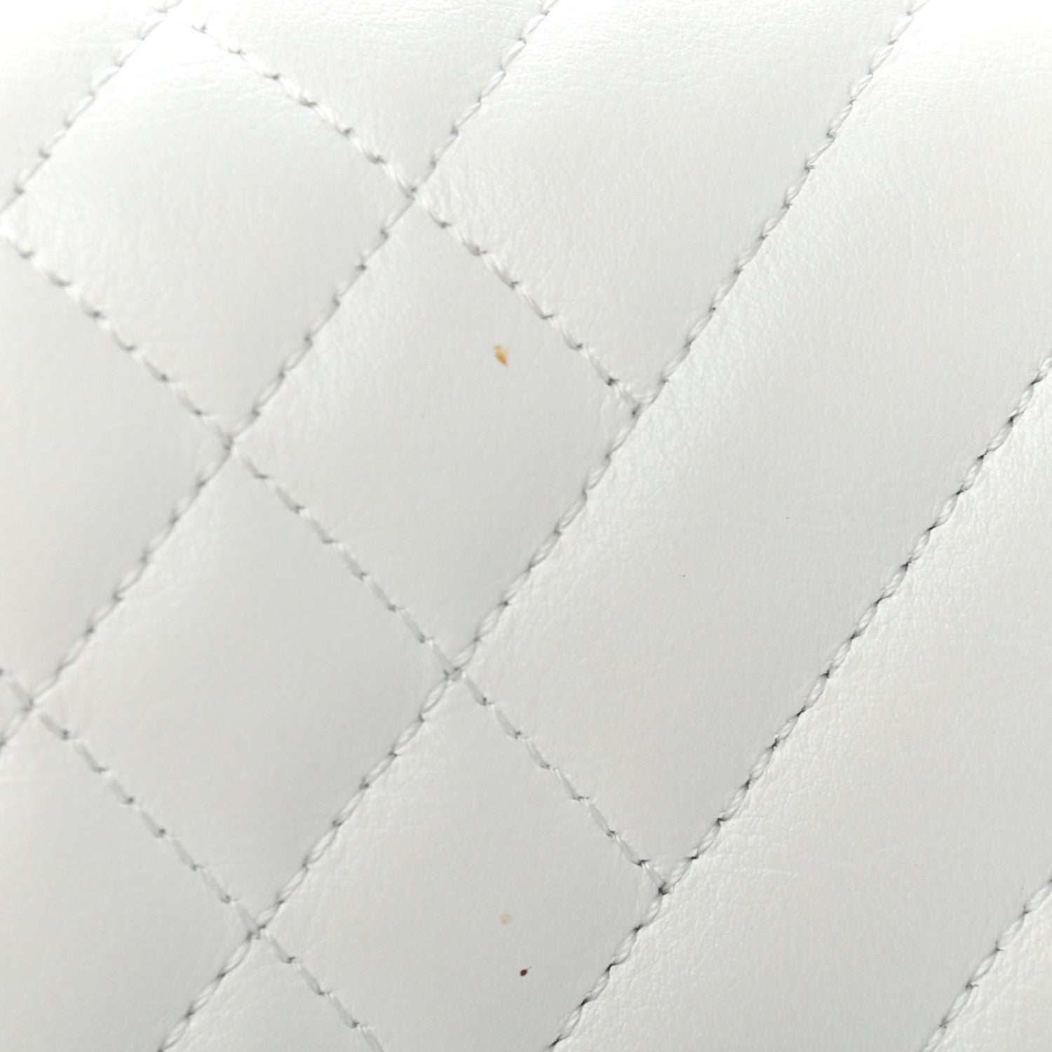 Chanel Lambskin Quilted Chevron Medium Boy Flap White 11 of 24