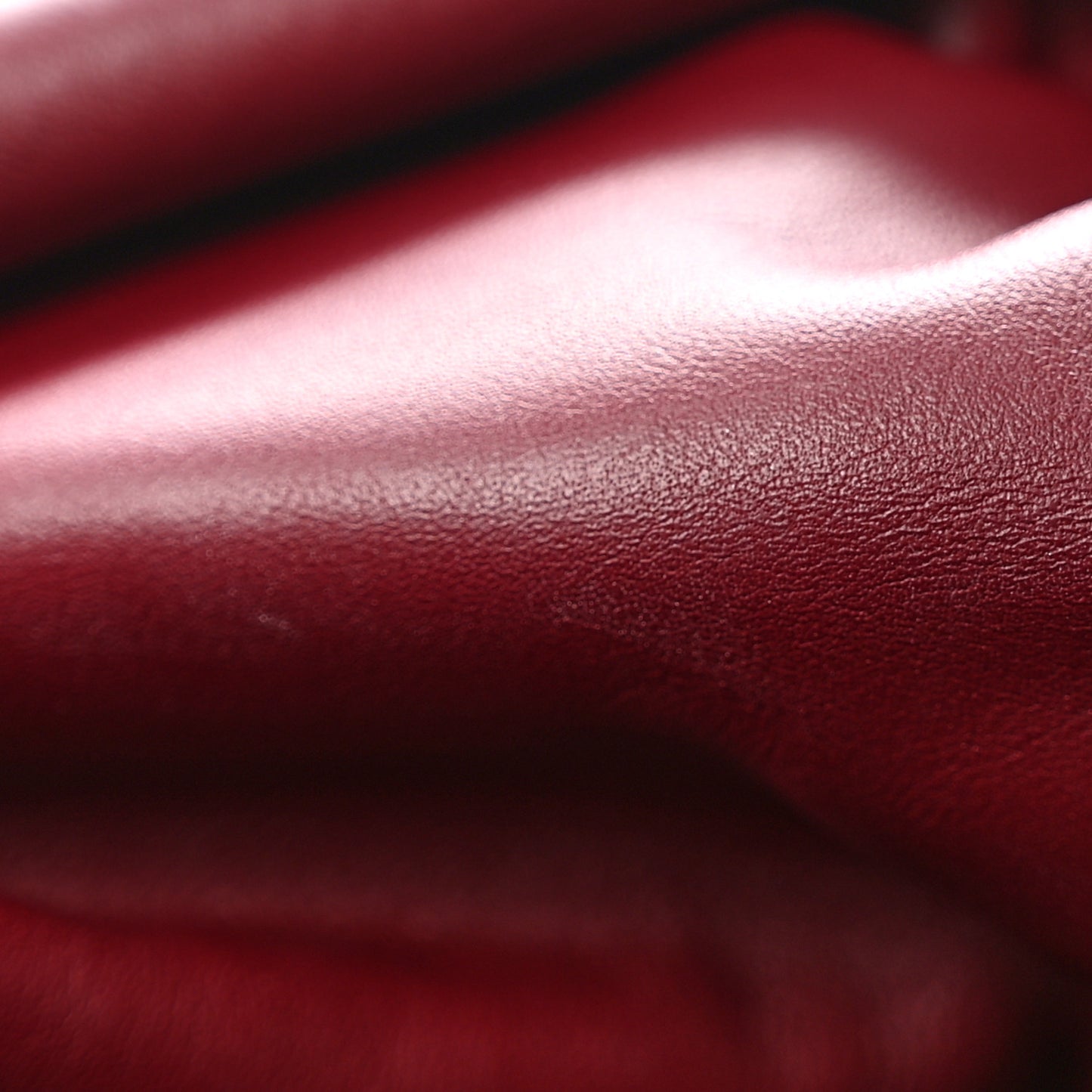 Smooth Butter Calf The Pouch Oversized Clutch Bordeaux
