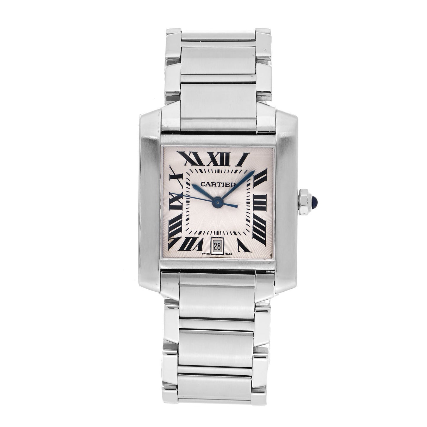 Stainless Steel 28mm Tank Francaise Automatic Watch