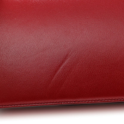 Gucci Textured Calfskin Small Torchon GG Ring Shoulder Bag New Cherry Red 12 of 12