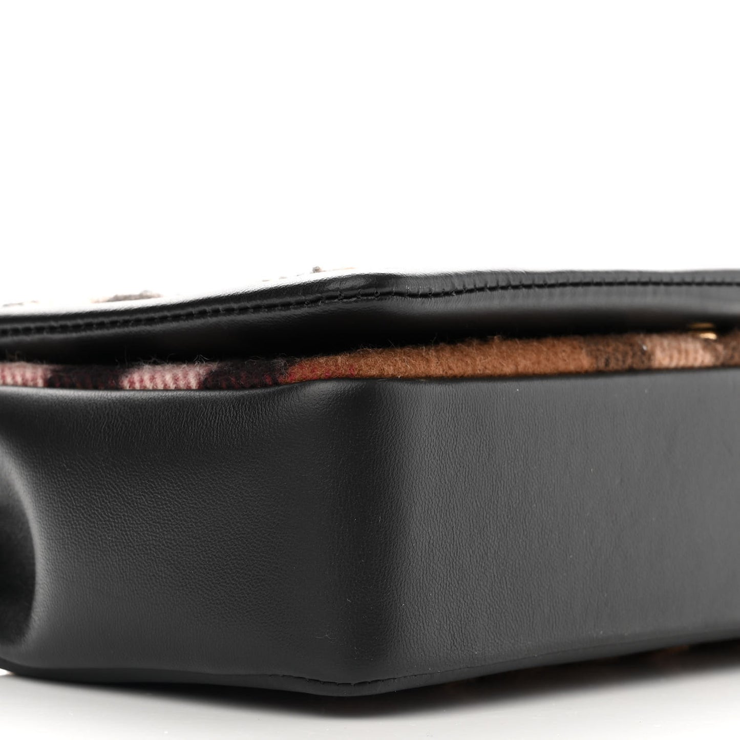 Check Cashmere Small Lola Bag Black