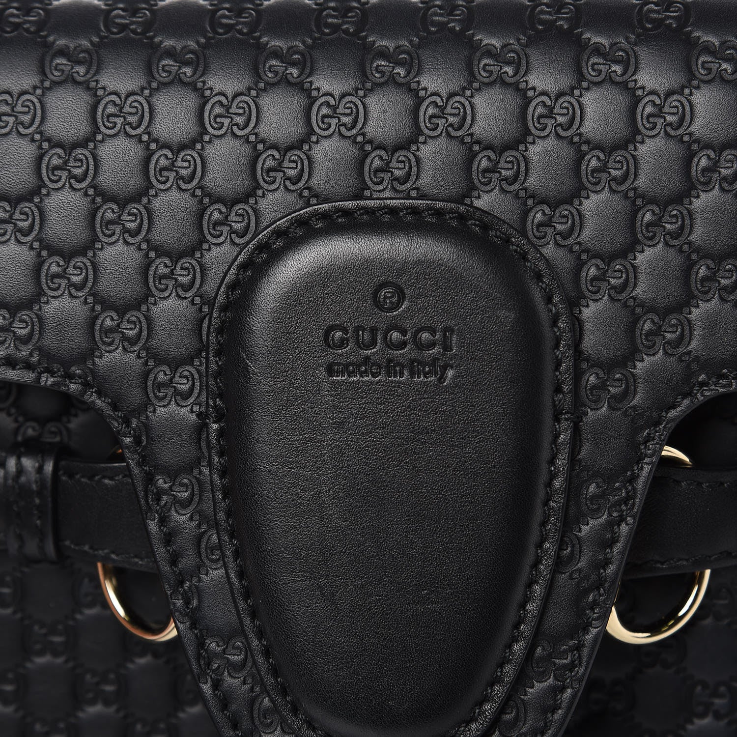 Gucci Microguccissima Medium Emily Chain Shoulder Bag Black 10 of 11