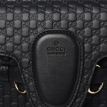 Gucci Microguccissima Medium Emily Chain Shoulder Bag Black 10 of 11