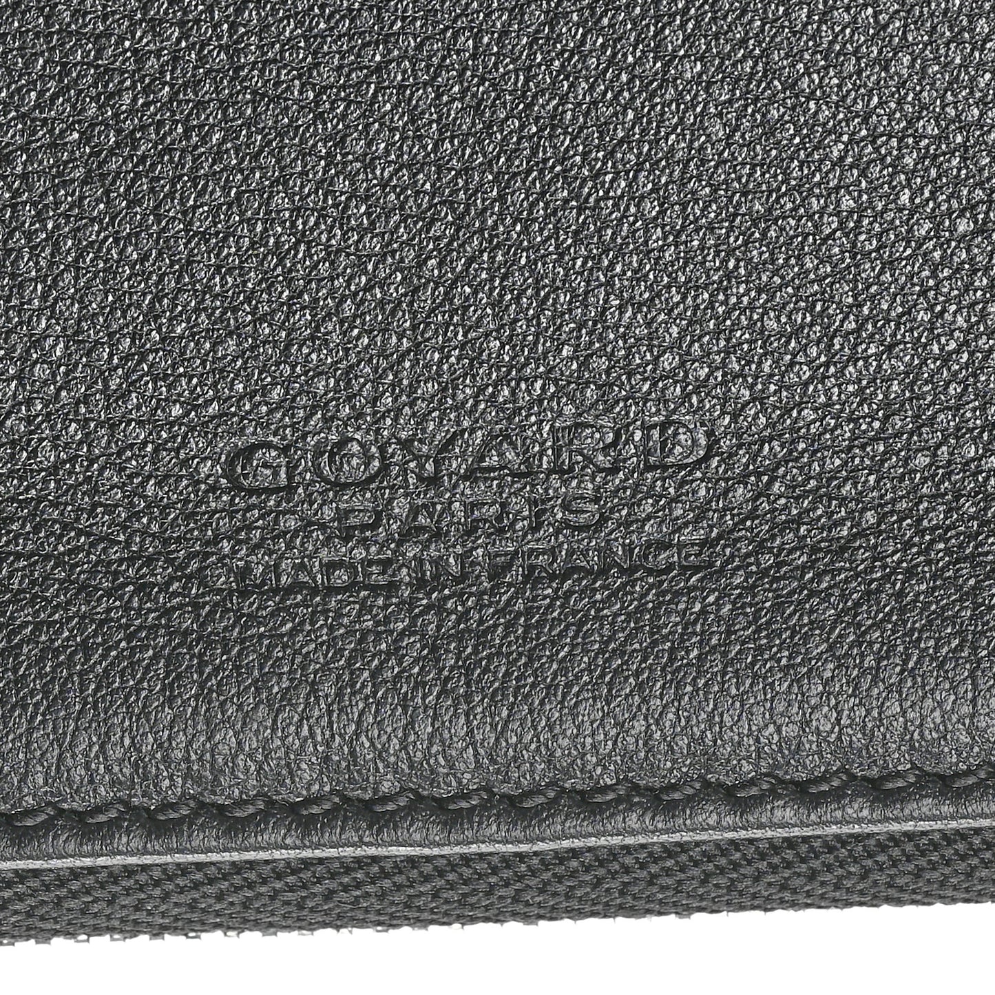 Goyardine Sainte Marie Soft Clutch Black