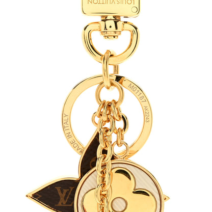 Louis Vuitton Metal Monogram Epi Spring Street Bag Charm Key Holder Gold 3 of 3