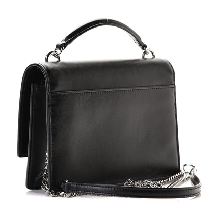 Saint Laurent Calfskin Monogram Sunset Chain Wallet Black 3 of 8